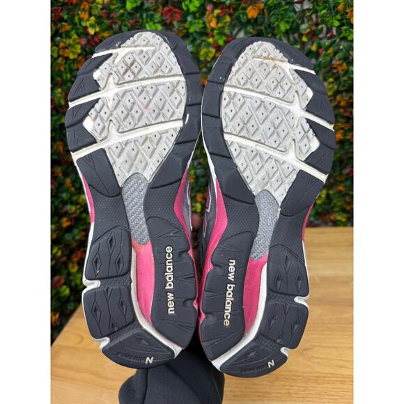 New Balance 990v3 Breast Cancer Awareness Running Shoes Gray Pink Womens 9.5 - Picture 8 of 11